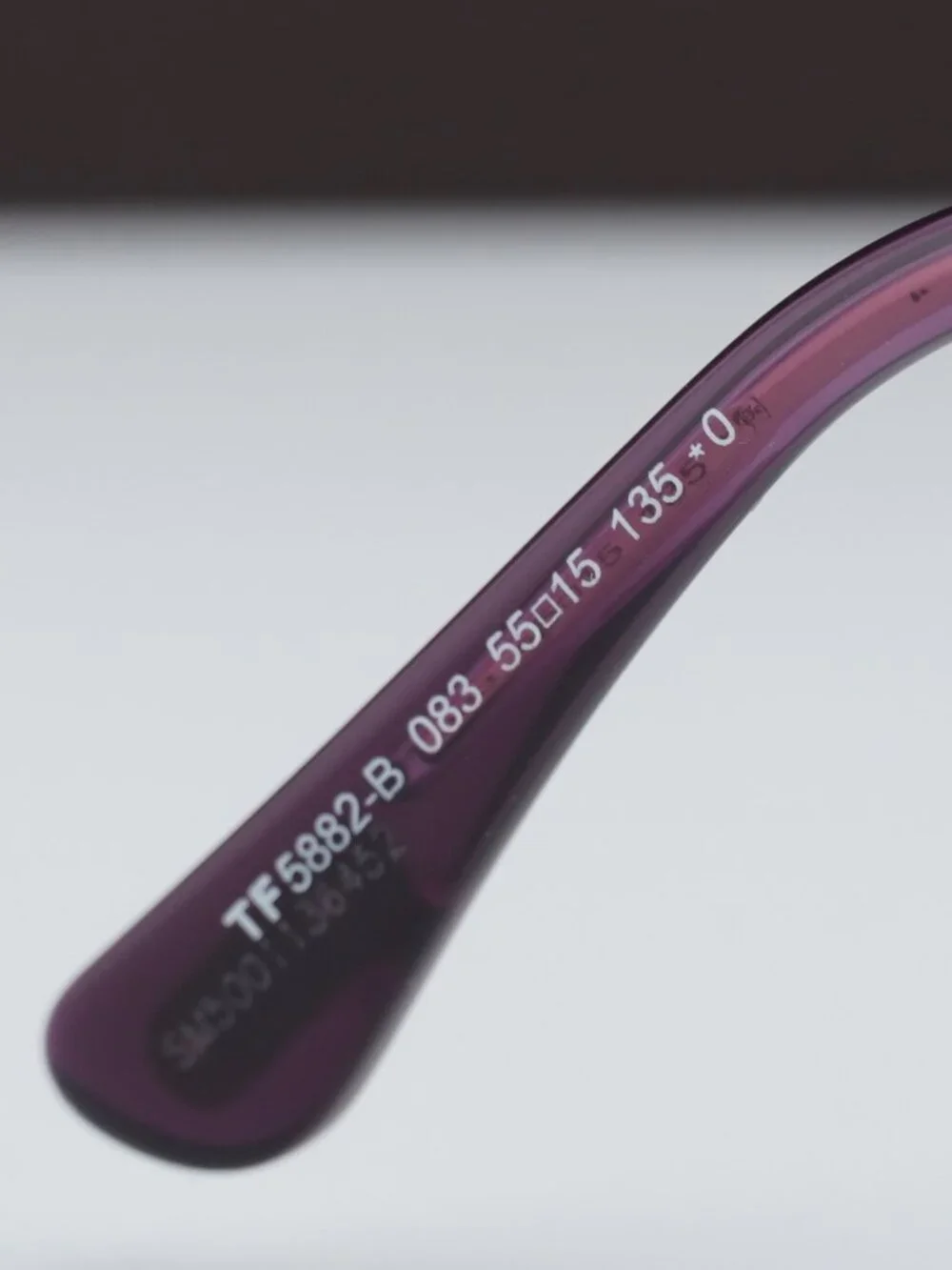Tom Ford FT5882-B 083 Butterfly Eyeglasses 55mm - Violet/Blue Light Block - Picture 3 of 9